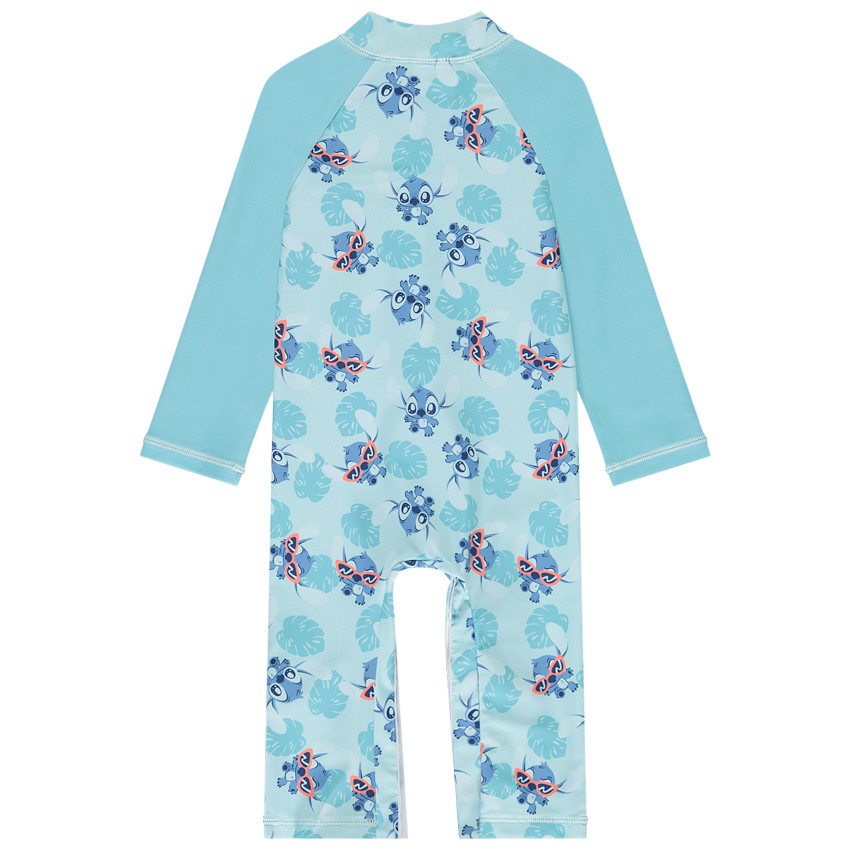 Combinaison de bain anti-UV imprimé Stitch Disney pour bébé 