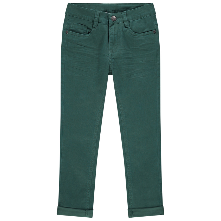 Pantalon en twill slim pour enfant garçon