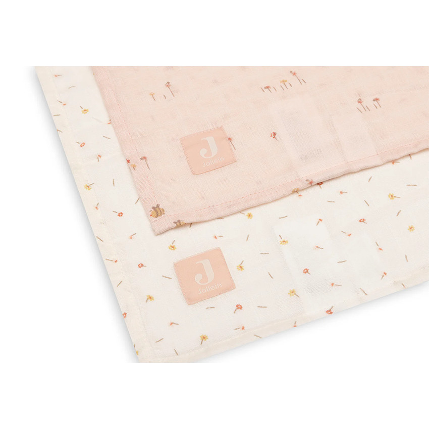 Lange tétra gaze de coton 115x115cm Pretty Picnic 2pcs 