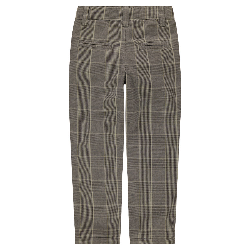 Pantalon en coton à carreaux Prince de Galles 