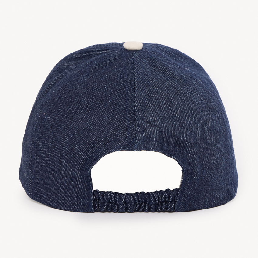 Casquette en denim broderie ancre marine pour bébé garçon 
