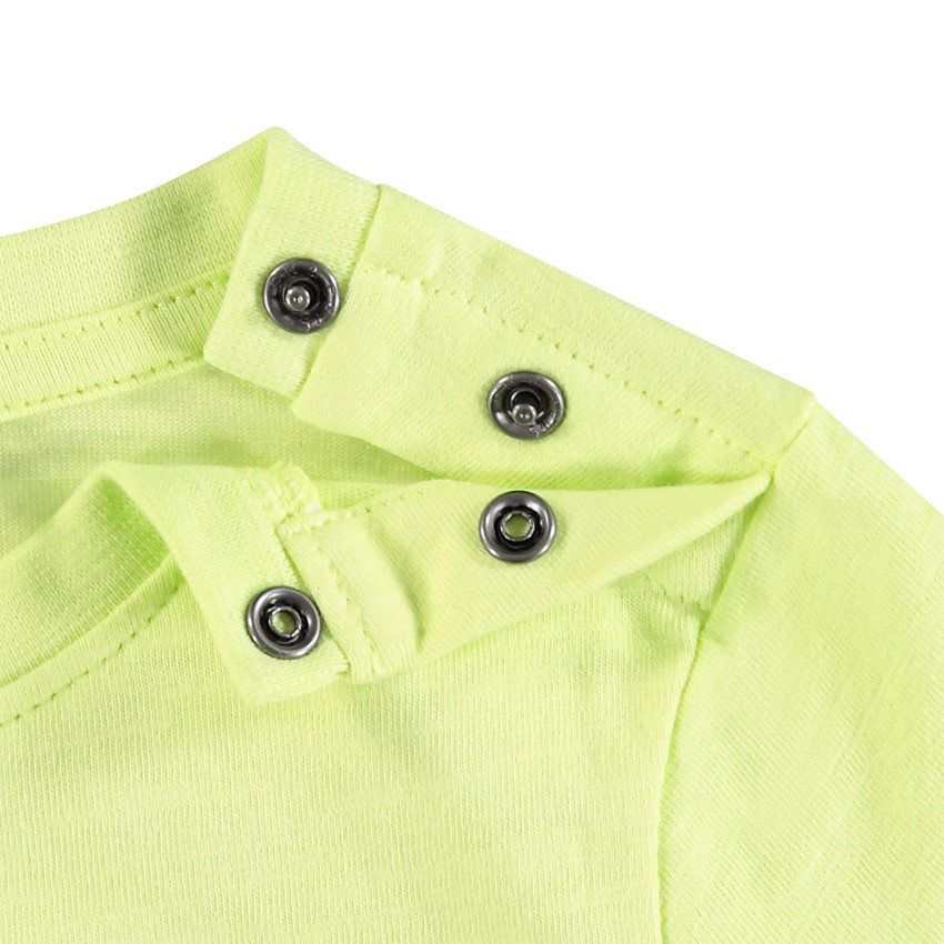 T-shirt manches courtes en coton à message printé 