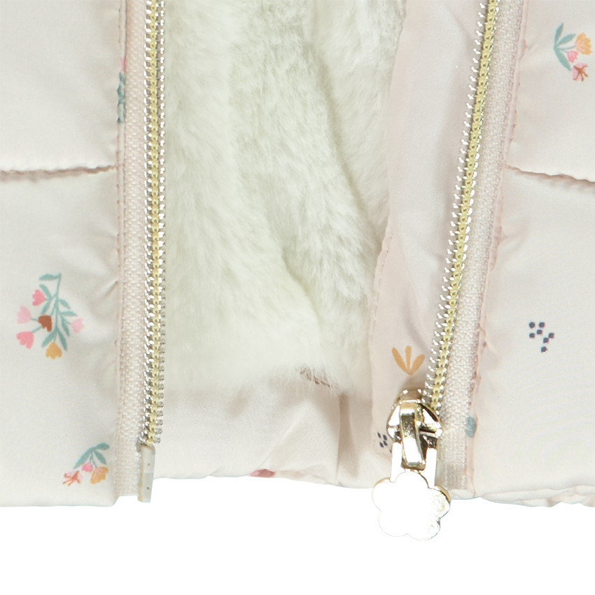 Doudoune doublée Grand Froid à imprimé floral pour bébé fille 