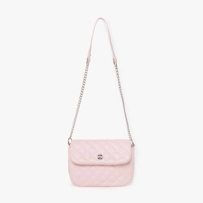 Sac bandoulière effet cuir matelassé pour fille 