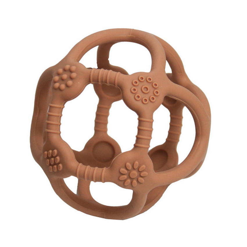 Balle silicone de dentition - Terracotta Pastel 