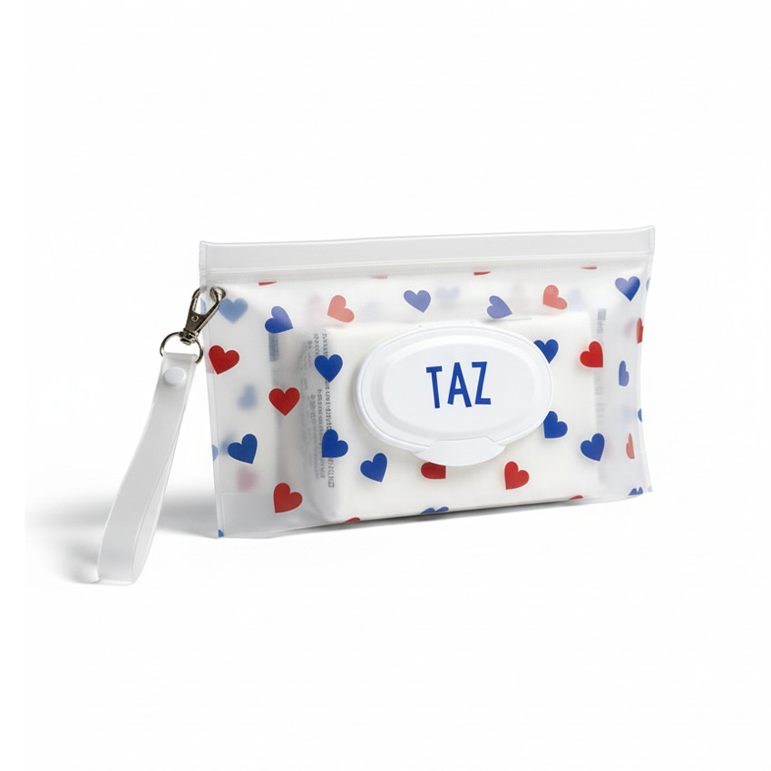 Pochette à lingettes hermétique Cœur 