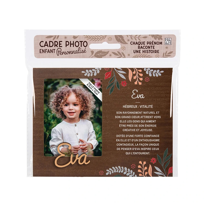 Cadre photo personnalisé 18,5 x 14,5 cm Eva 