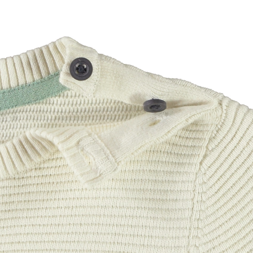 Pull rayé en tricot fantaisie pour bébé garçon 