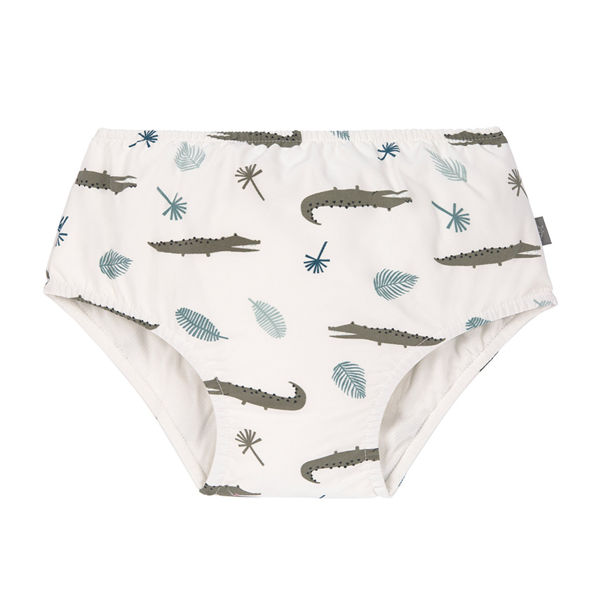 Couche de bain Garçon 36 mois – Crocodile Blanc 