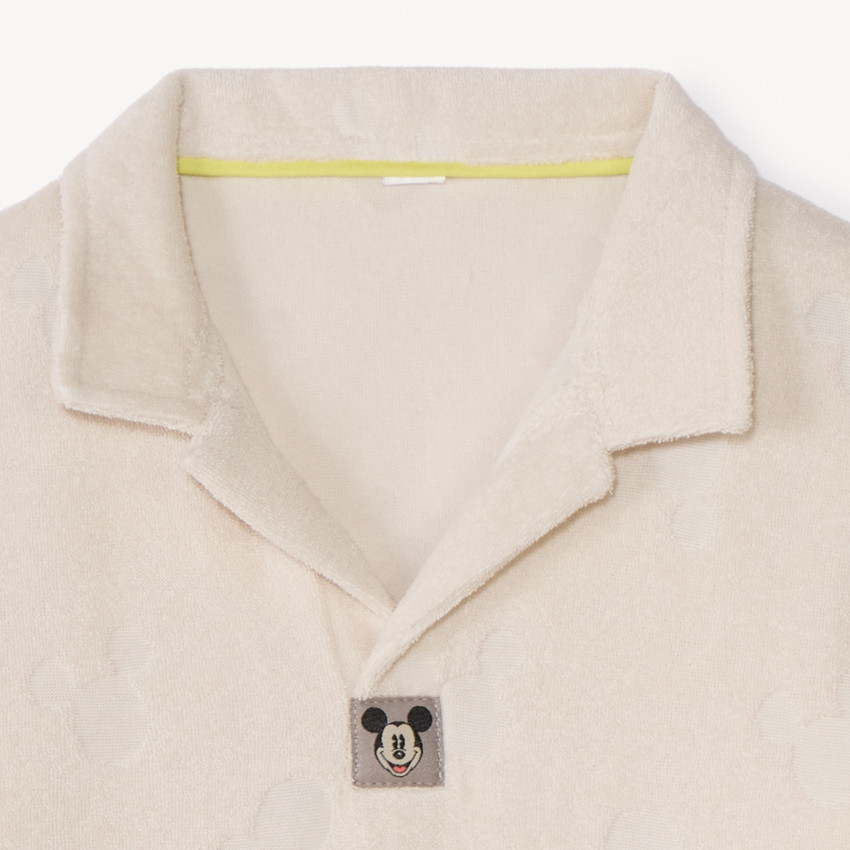 Polo manches courtes en éponge Mickey Disney pour garçon 