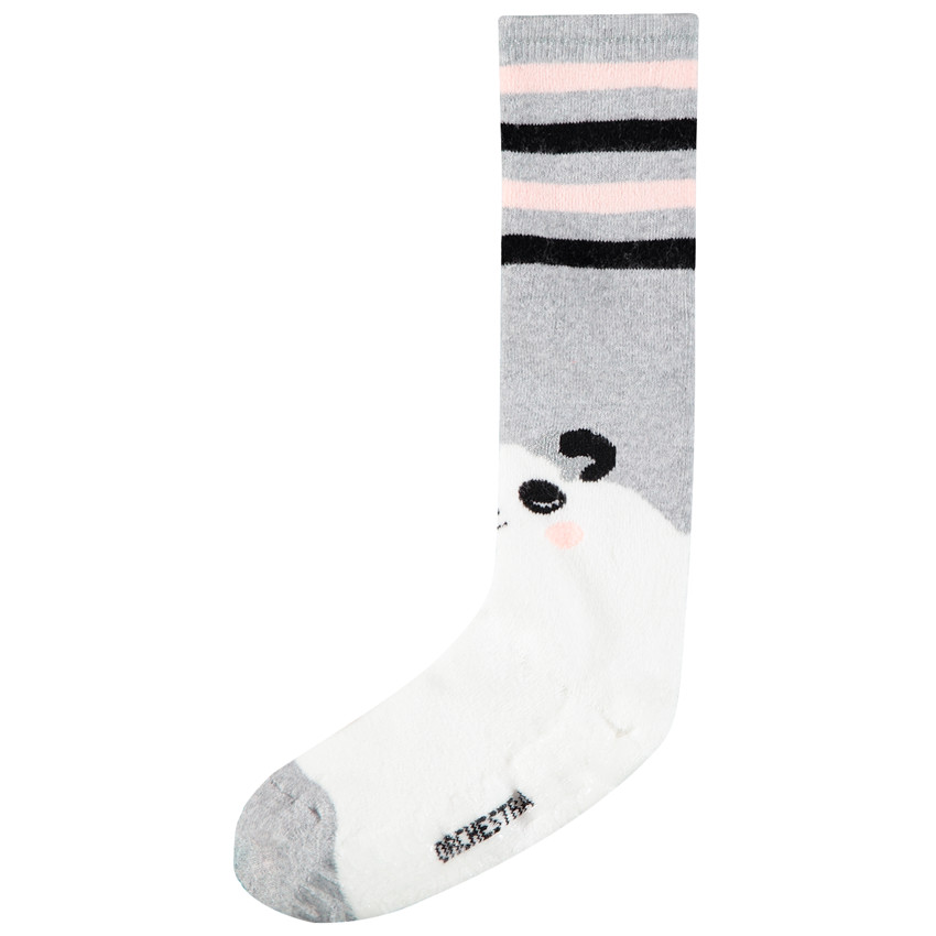 Chaussettes hautes antidérapantes motif panda 