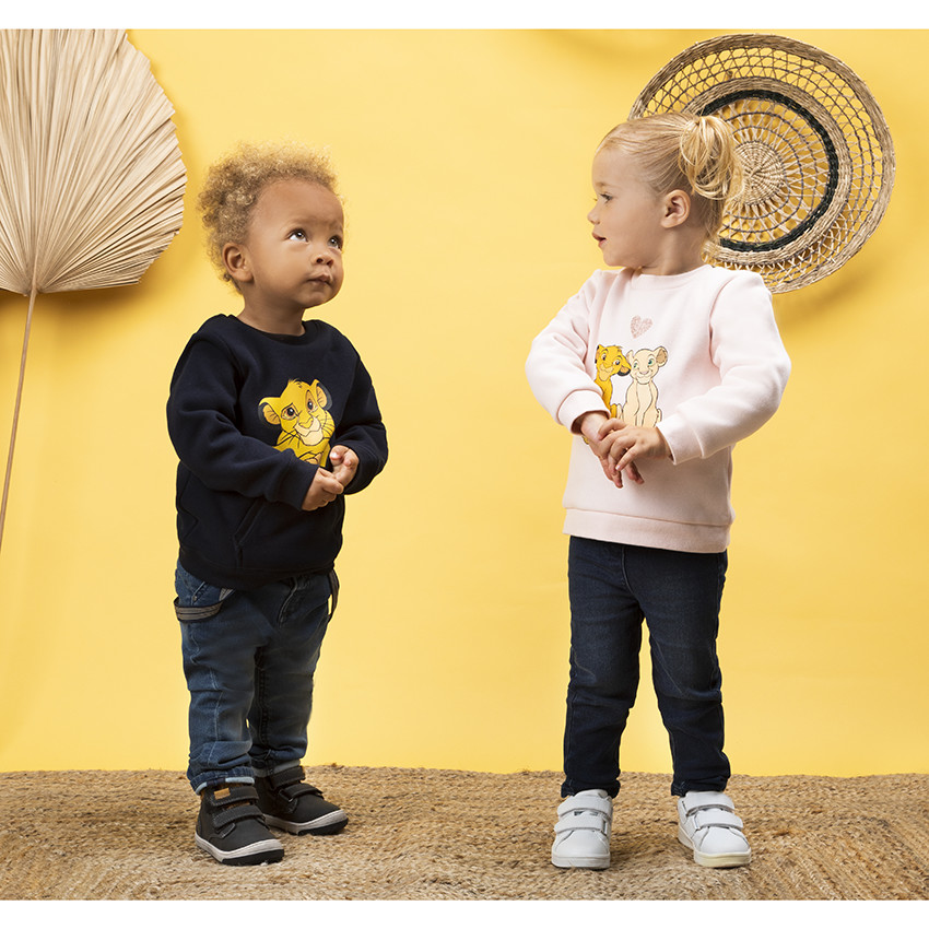 Sweat en molleton print Simba Roi Lion Disney pour bébé garçon 