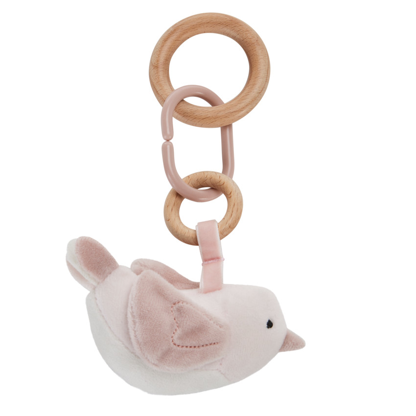 Set de 4 jouets pour arche Promenade Bucolique rose 