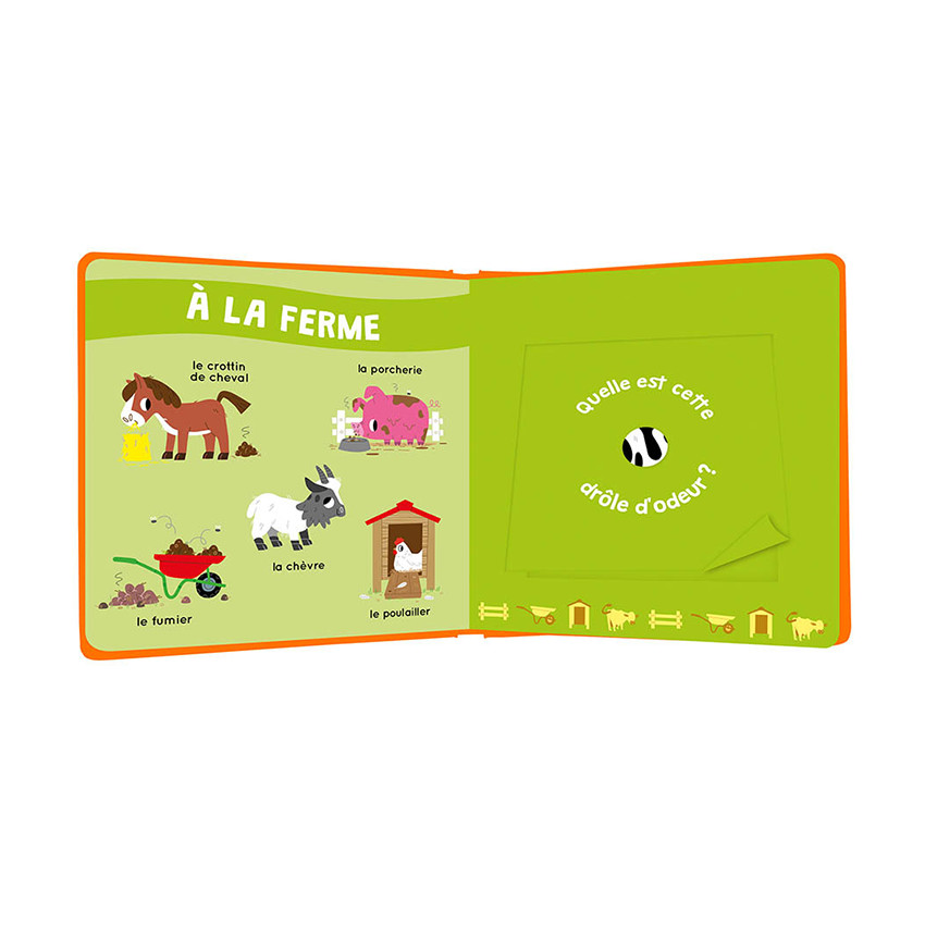 Imagier olfactif "Le livre des odeurs qui puent" 