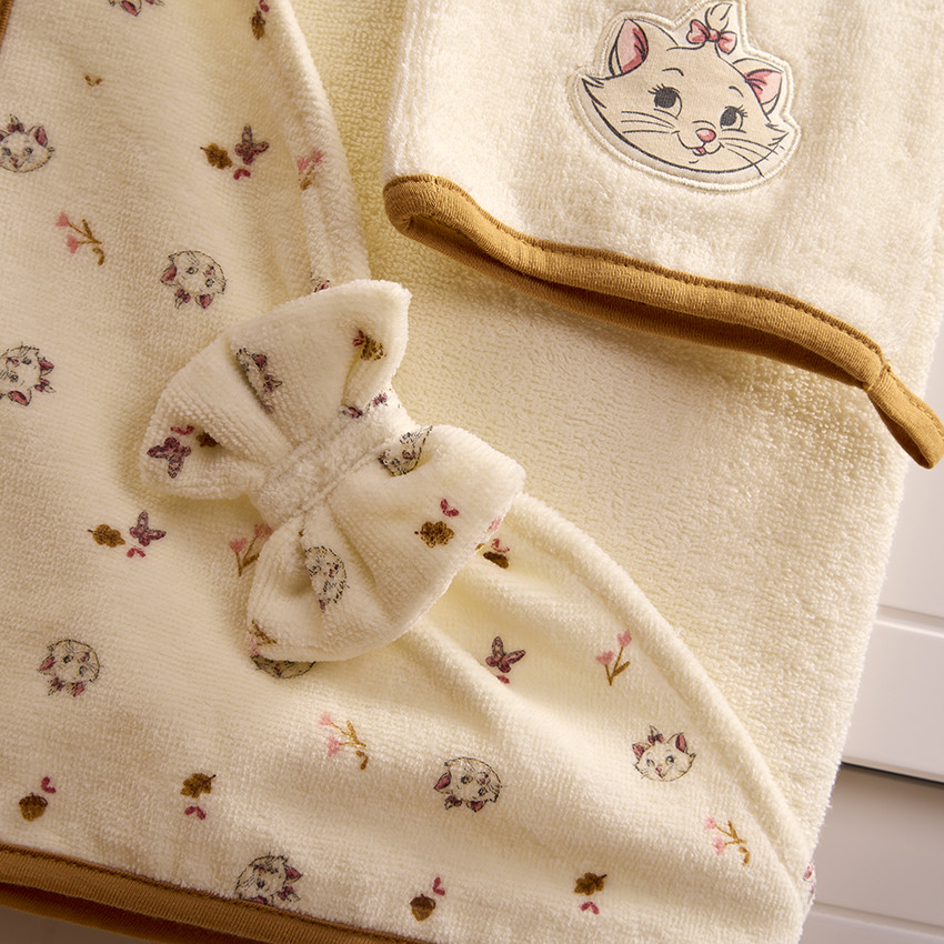 Set de bain 2 pieces en eponge Marie Disney pour bebe fille Orchestra
