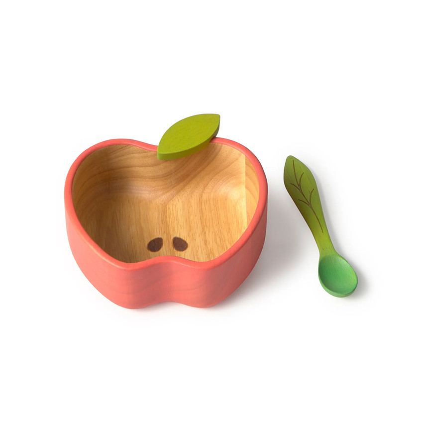 Coffret repas Bol + Cuillère Pepa la Pomme 