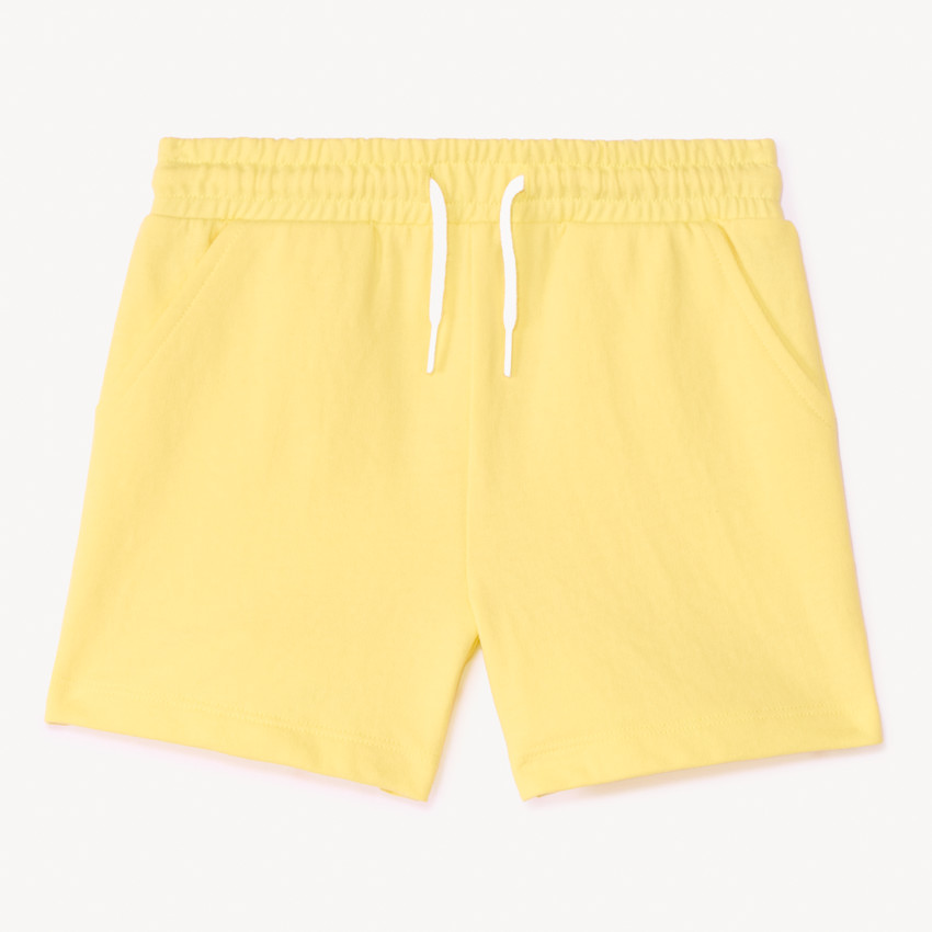 Short en molleton uni pour fille