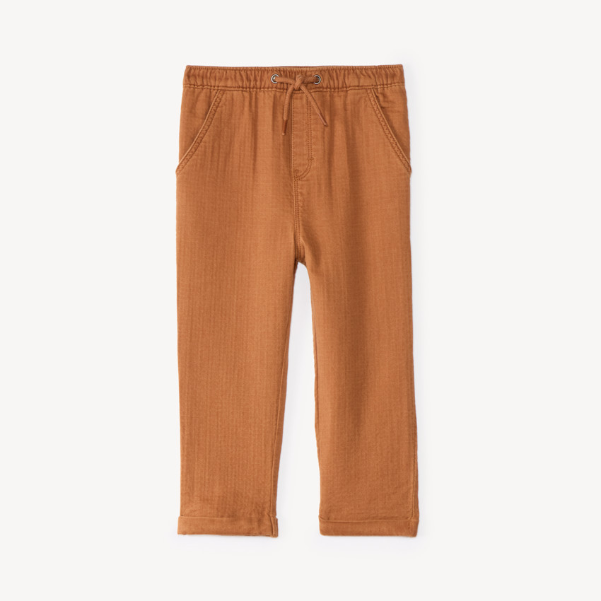 Pantalon droit en toile bébé garçon 