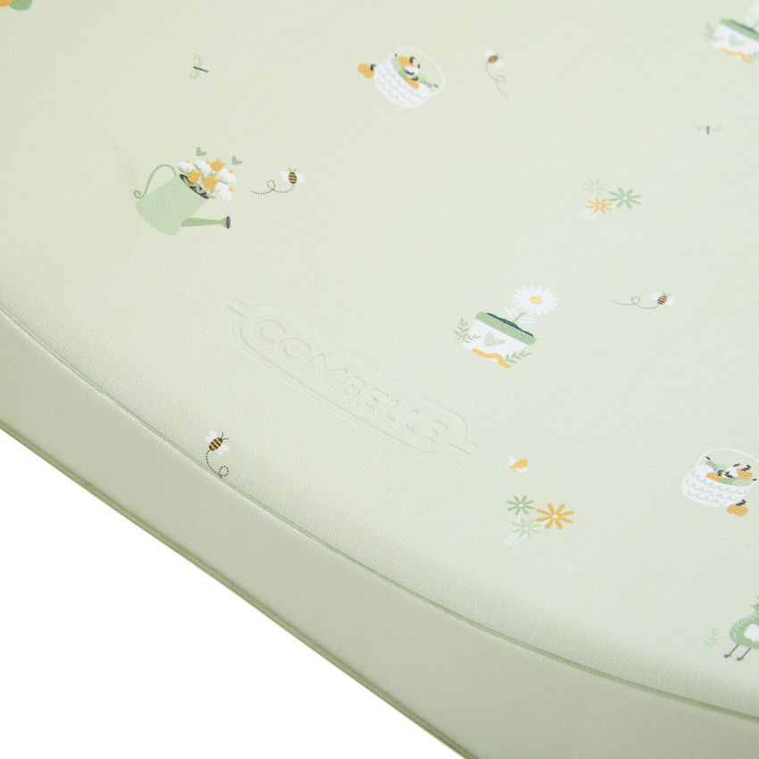 Matelas à langer Promenade Bucolique vert clair - Vert (Combelle) - Image 3