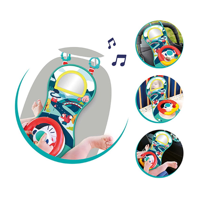 Panneau d'activité pour voiture avec volant sonore 