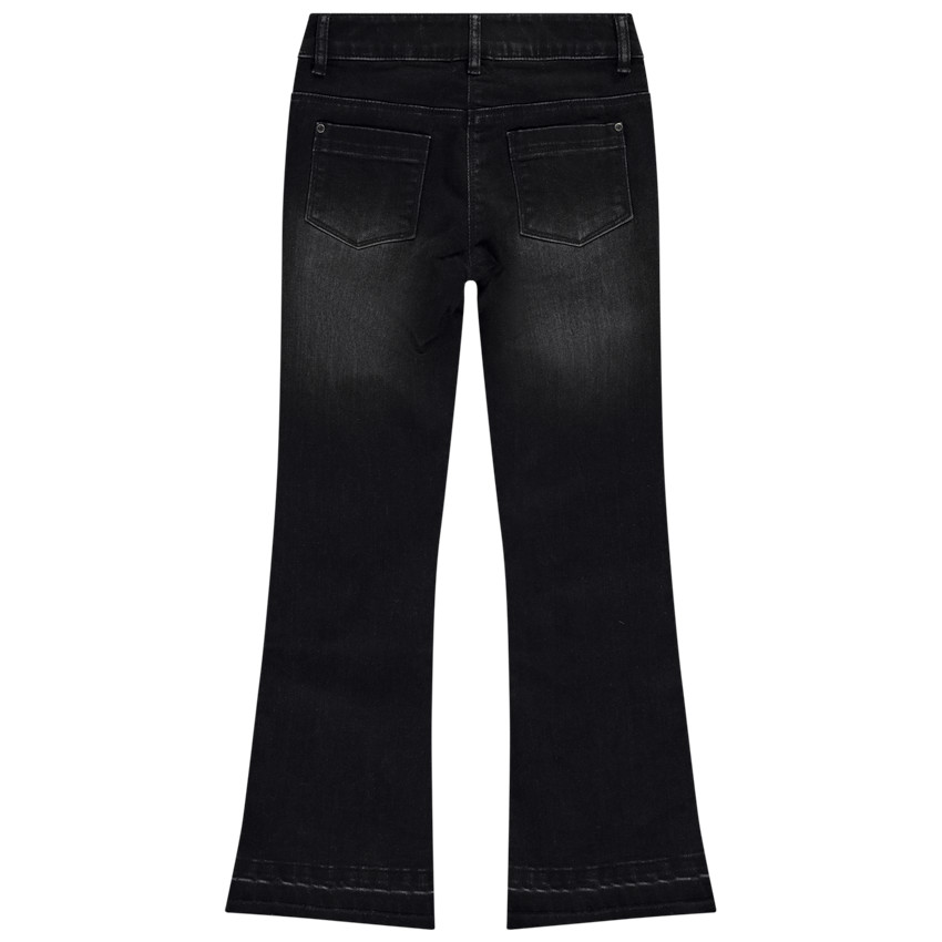 Jean en denim coupe évasé pour fille 