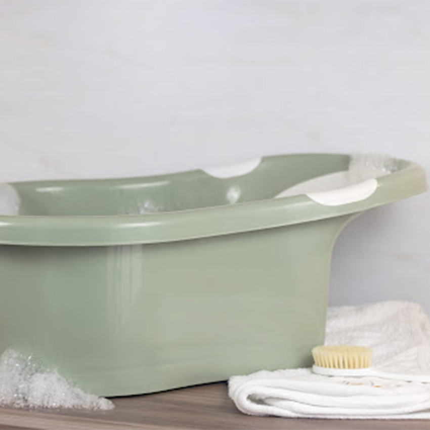 Baignoire avec transat intégré 10L vert sauge 