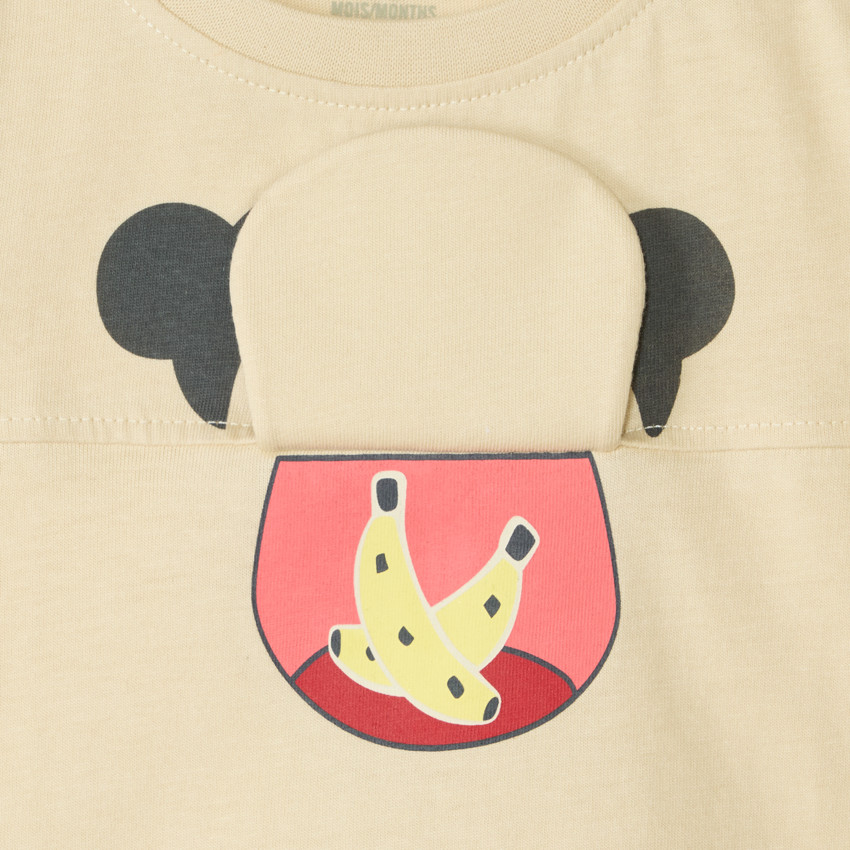 T-shirt manches courtes avec print ludique pour bébé garçon 