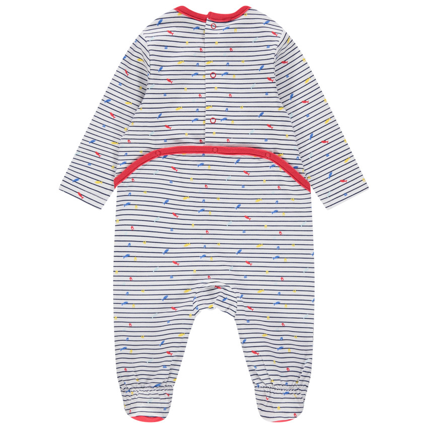 Lot de 2 dors-bien en coton style marin pour bébé garçon 