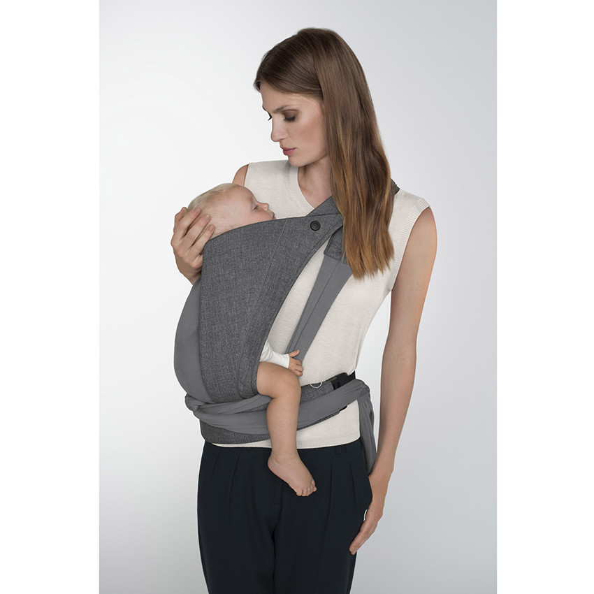 Porte-bébé Yema Tie - Denim Manhattan Grey 