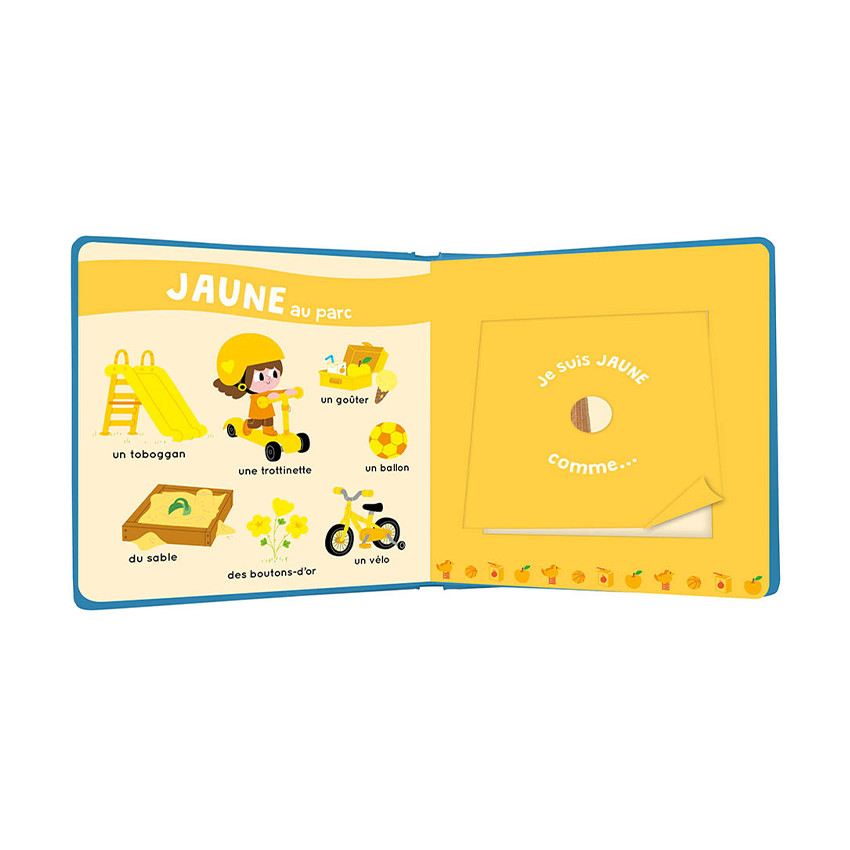 Imagier olfactif "Mon livre des odeurs et des couleurs - Ma journée" 