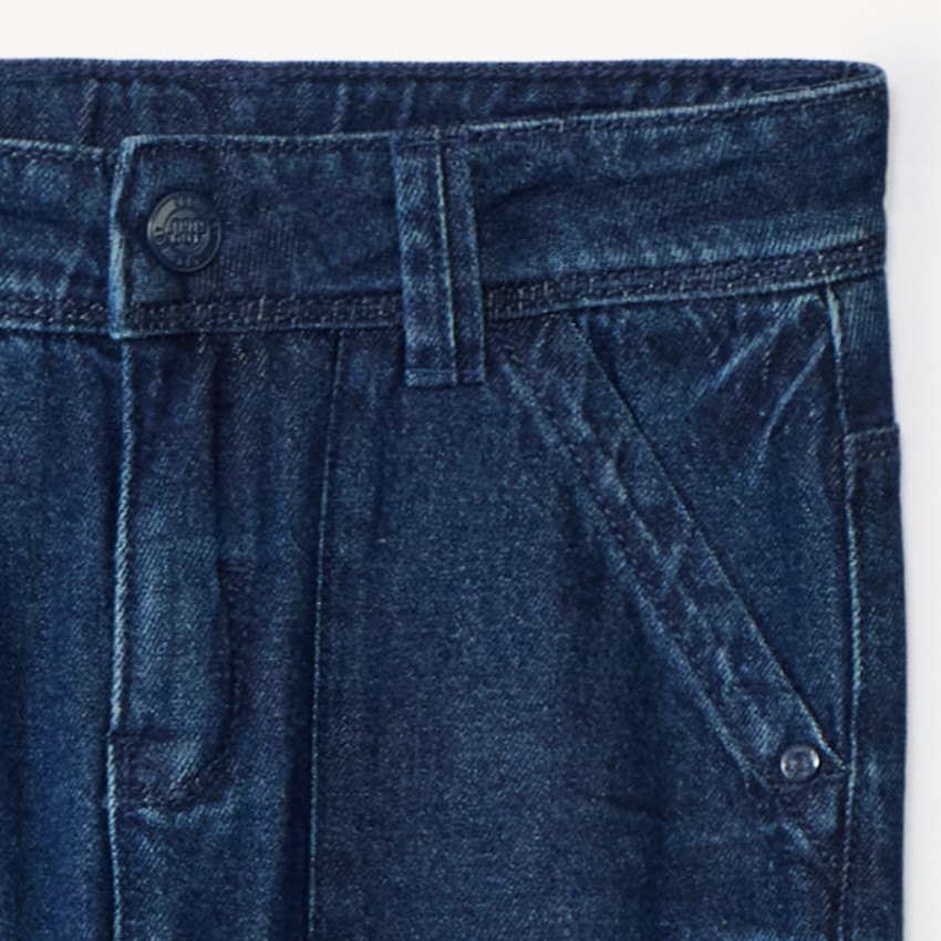 Jean droit doublé micropolaire pour garçon 