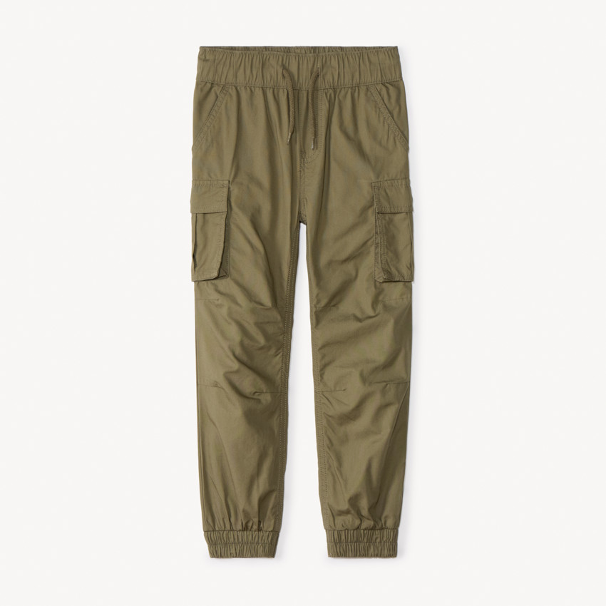 Pantalon cargo style parachute à poches pour garçon