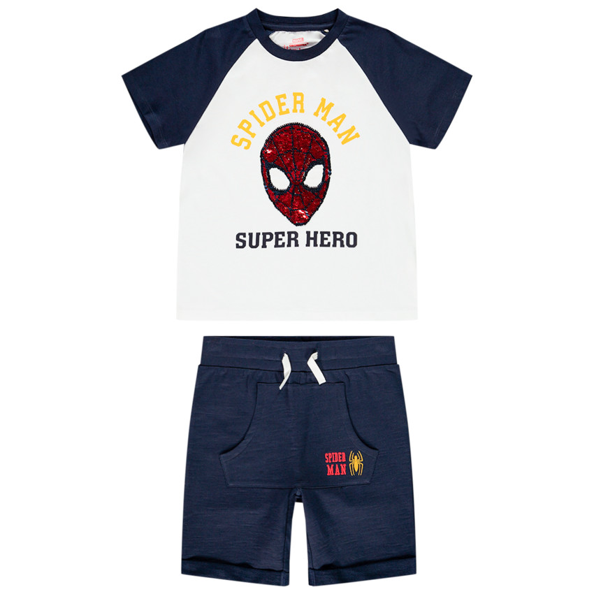 Ensemble 2 pièces print Spider-man Marvel pour garçon 