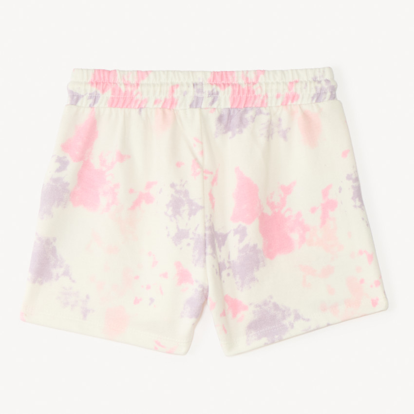 Short en molleton effet tie & dye pour fille 