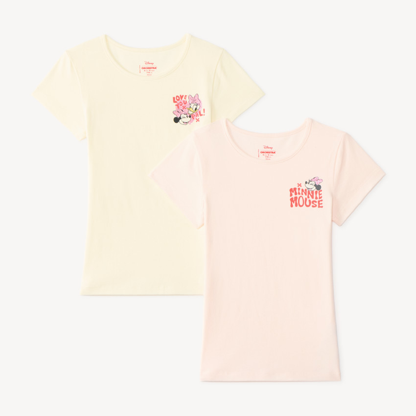 Lot de 2 maillots de corps fille Minnie & Daisy Disney  