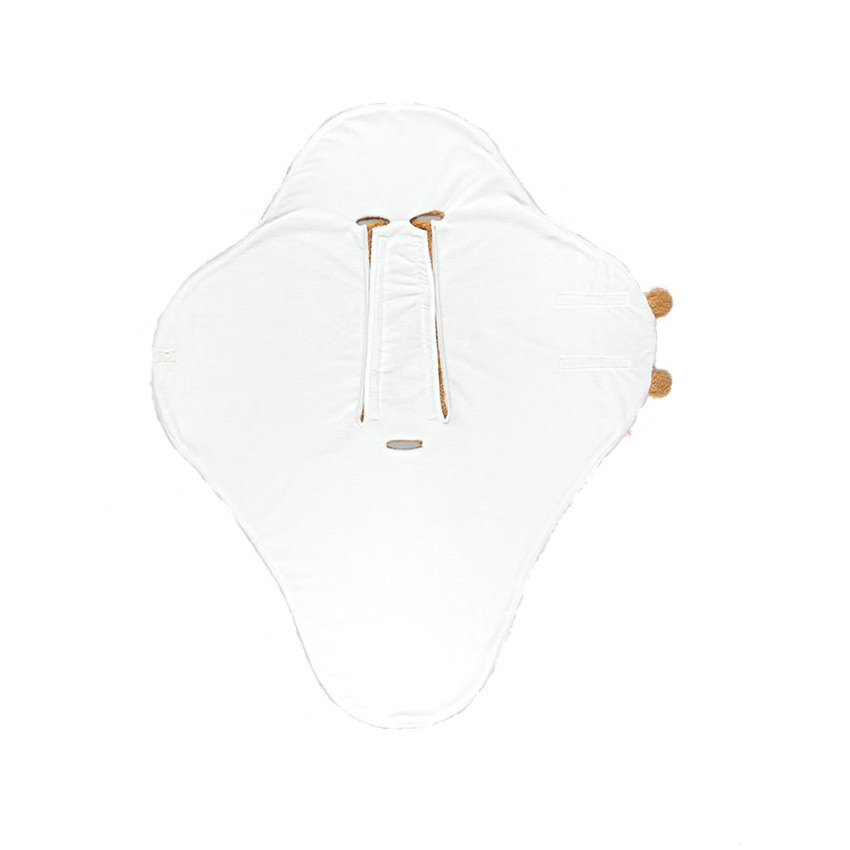 Couverture de promenade en teddy - Camel 