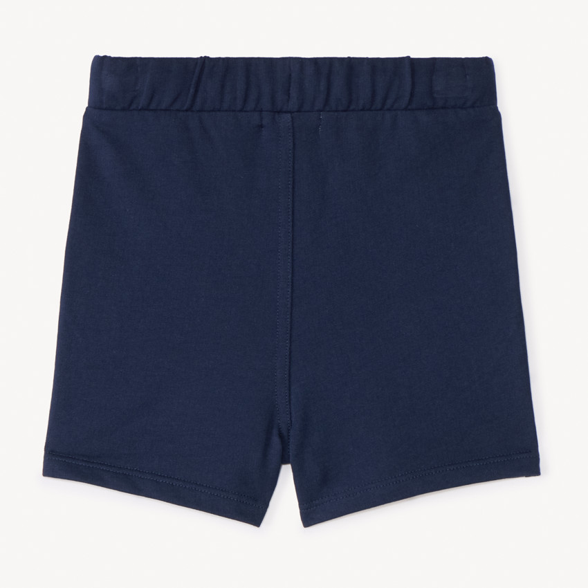 Bermuda en molleton uni pour bébé garçon 