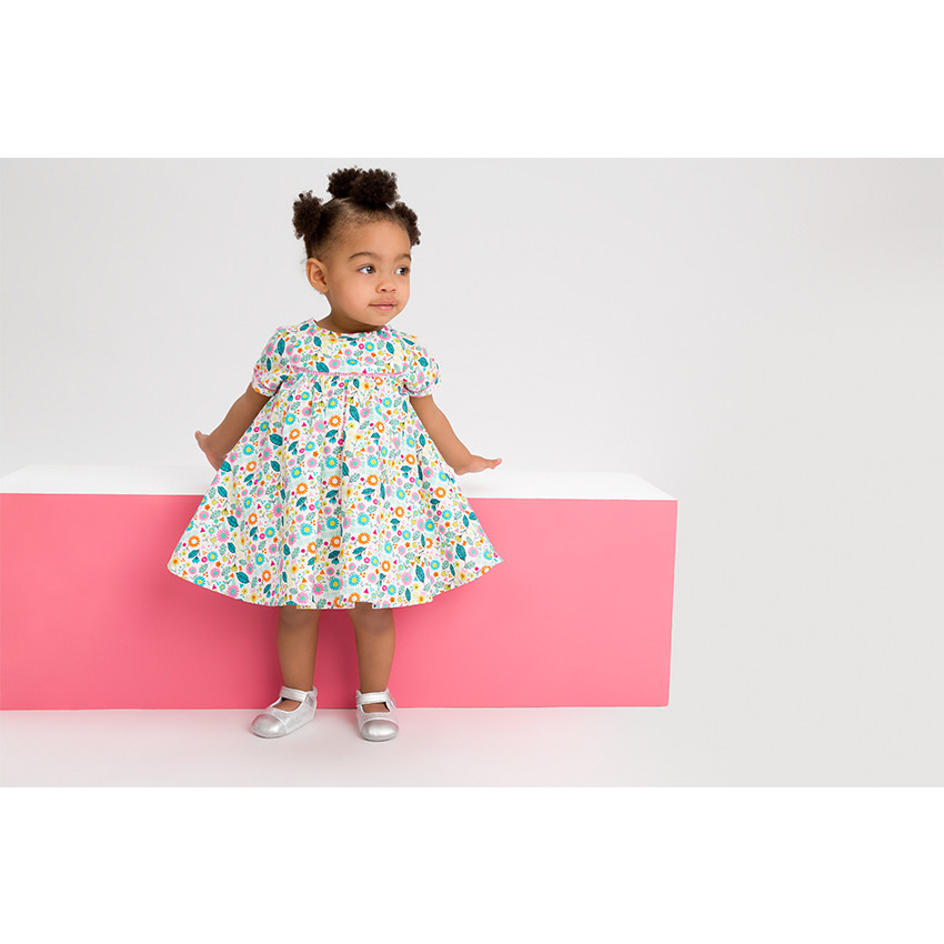 Ensemble robe fleurie et bloomer 