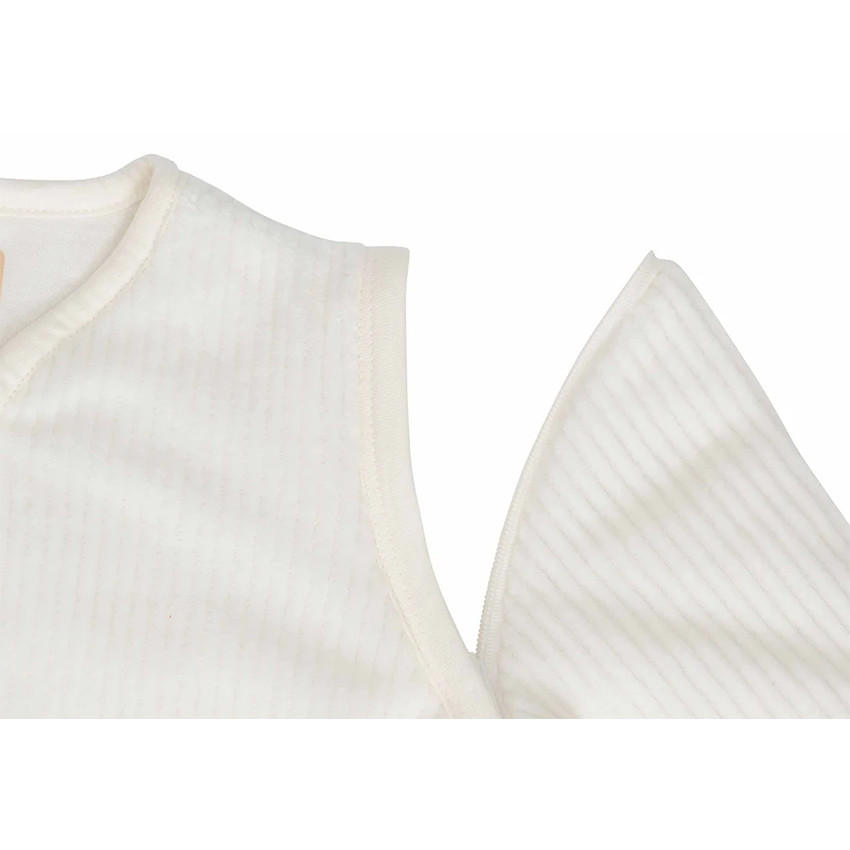 Gigoteuse manches amovibles 90cm 4 saisons Rib Ivory 