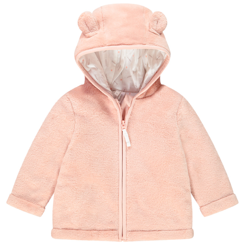 Veste en molleton à capuche pour bébé fille