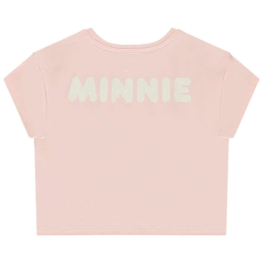 T-shirt manches courtes avec print Minnie Disney pour fille 