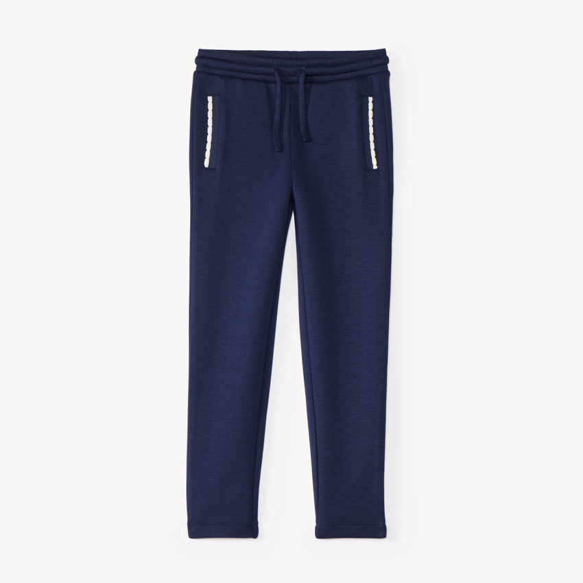 Caleçon fille style jogger uni