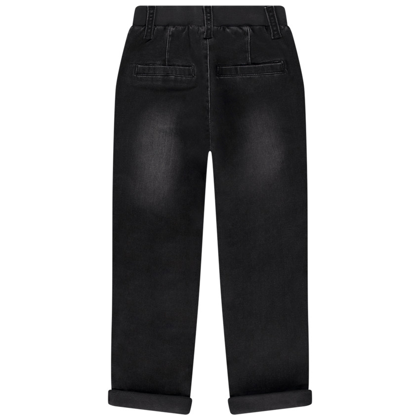 Jean droit avec doublure en jersey pour garçon 