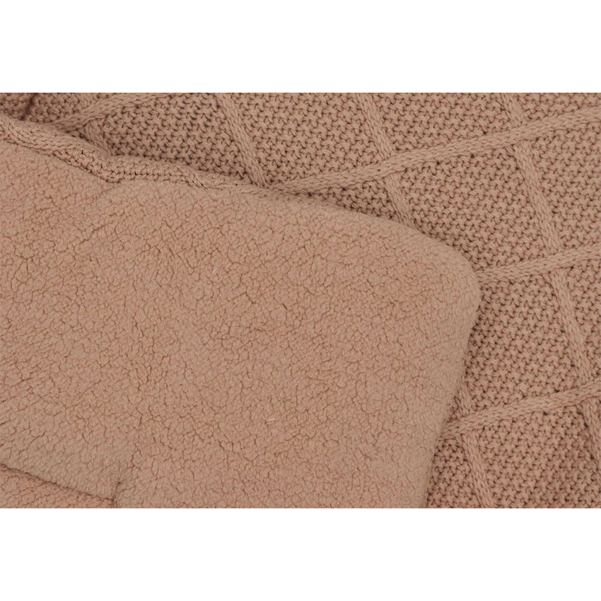 Tapis de parc 75x95cm Check Knit Biscuit 