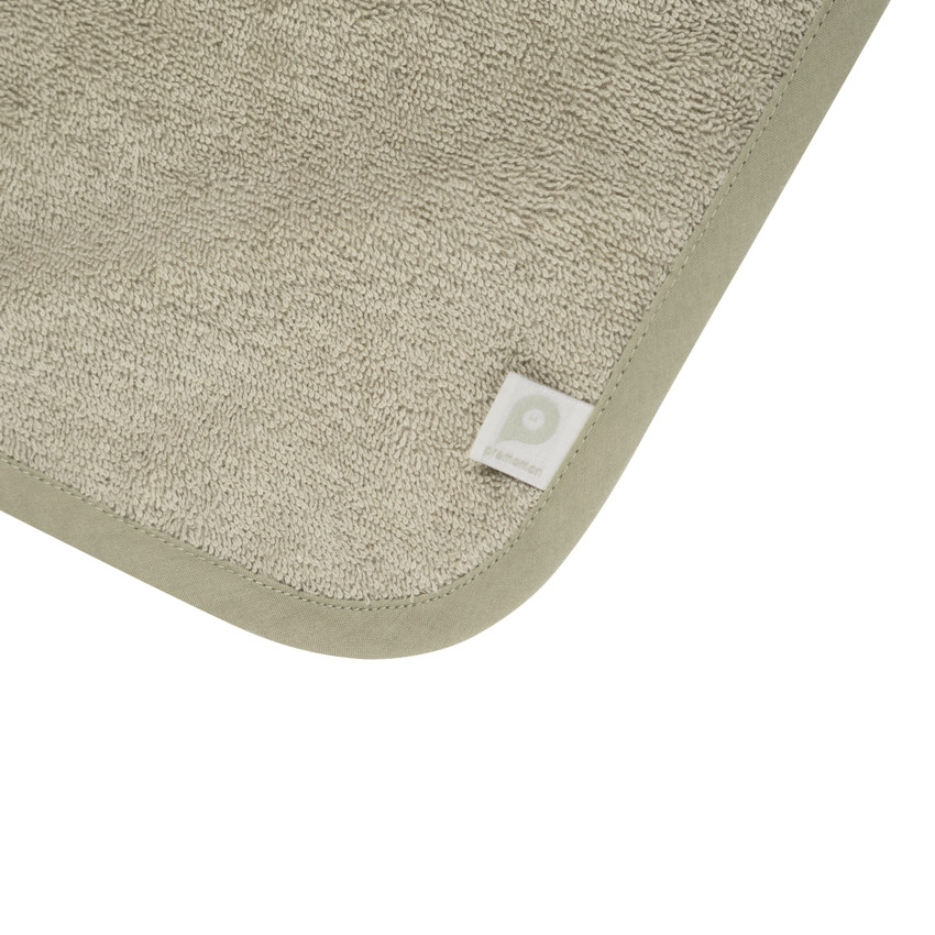 Set de bain avec cape et gant de toilette La Vie à la Ferme vert - Vert (Prémaman) - Image 2