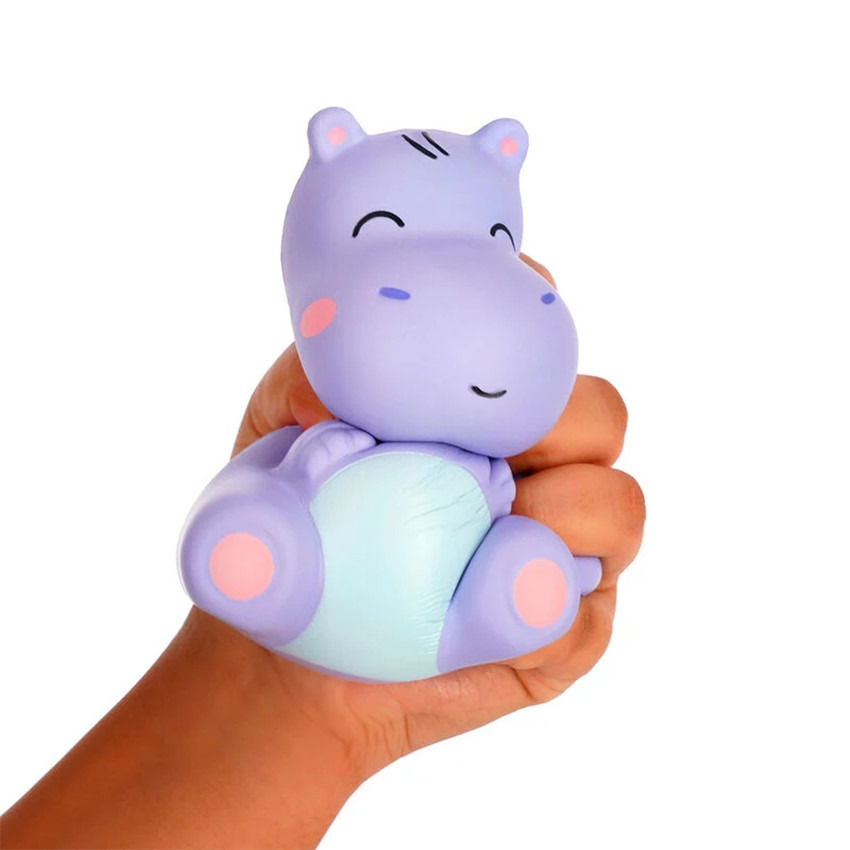 Jouet en mousse anti-stress parfumé Hippo 