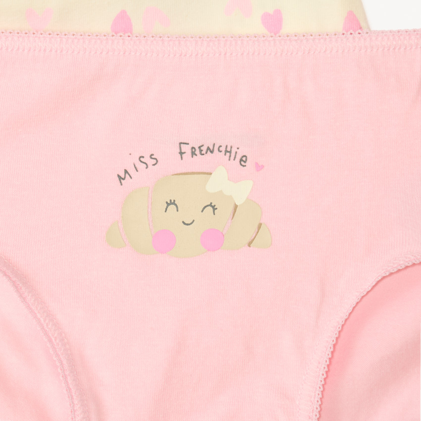 Lot de 7 culottes motifs kawaii pour fille 