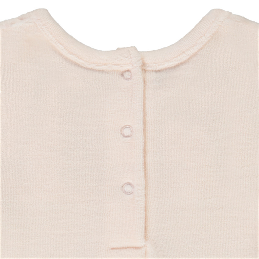 Pyjama 2 pièces en velours pour bébé fille 