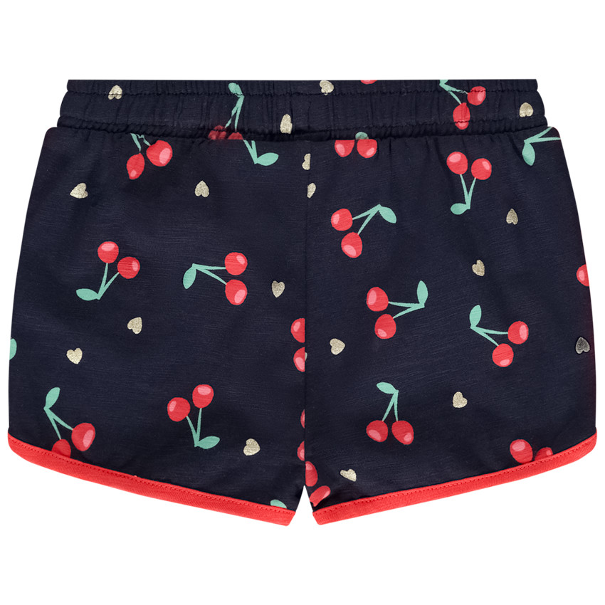 Short en jersey imprimé fantaisie pour bébé fille 