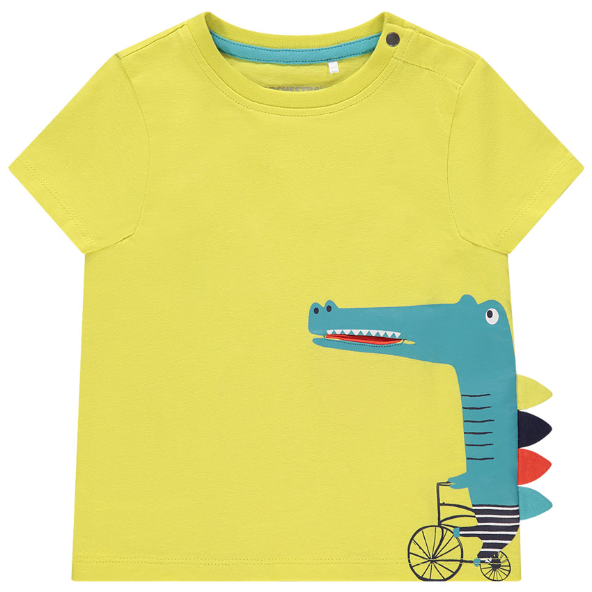 T-shirt manches courtes print crocodile 